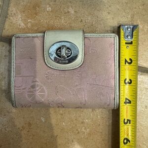 Coach Pink and Cream Women's Wallet